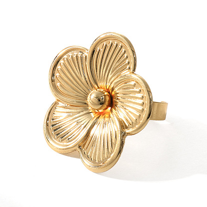 Кольца на палец в виде цветка из железа для женщин