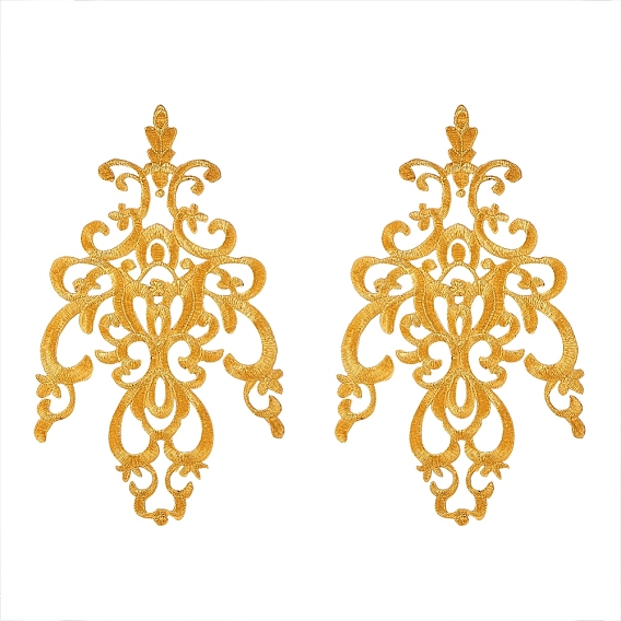 Компьютеризированная вышивка ткань железа на патчи, аксессуары для костюма, аппликация, цветок