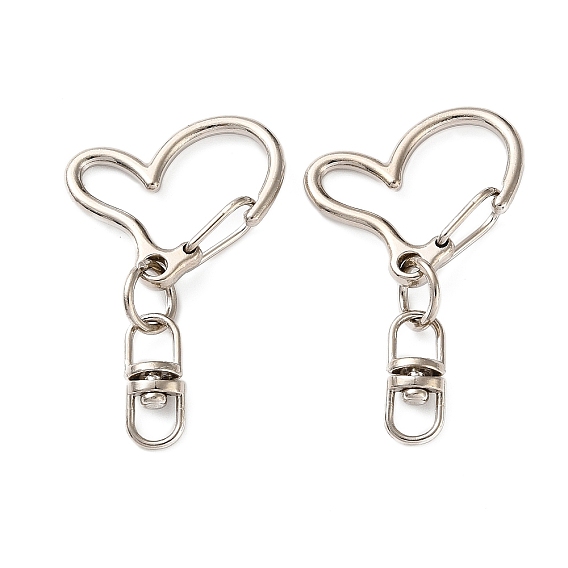 Поворотные застежки из цинкового сплава и железа, сердце