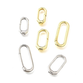 Латунные пружинные кольца, долговечный, без кадмия и без свинца, стойки покрытие, овальные