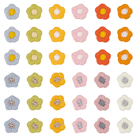 120 шт 12 цвета полиэстер украшения аксессуары, швейные украшения, цветок