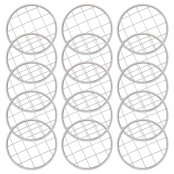 15шт. вставка в виде лягушки из жести с квадратными сетками, принадлежности для аранжировки цветов