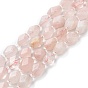 Naturel a augmenté perles de quartz brins, avec des perles de rocaille, facette, polygone