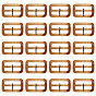 30Pcs Resin Rectangle Buckles, Clothes Knot Buckles, Garment Decoration, Rectangle