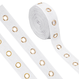 Хлопковые ленты с рисунком «елочка» с люверсами, для аксессуаров для одежды