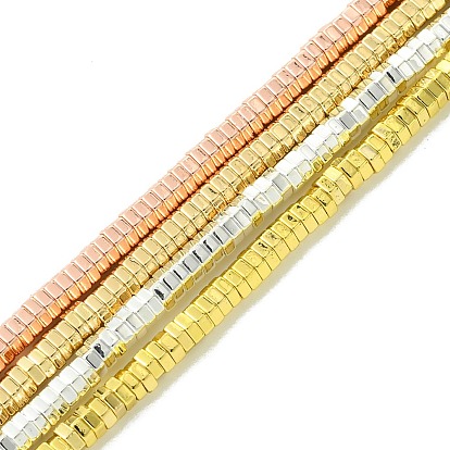 Гальванические нити из синтетических немагнитных гематитовых бусин, шестиугольник