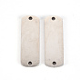 201 Stainless Steel Links Connectors, Laser Cut, Rectangle