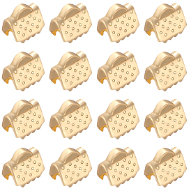 100шт 304 обжимные концы ленты из нержавеющей стали