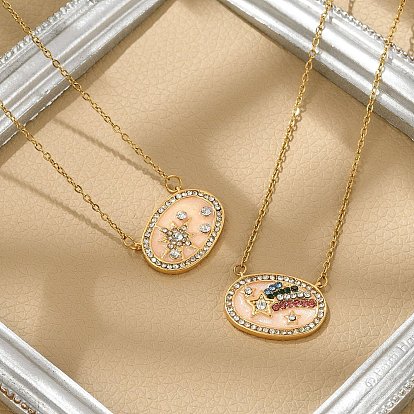 Овальные подвески из латуни с микропаве из кубического циркония, реальный 18 k позолоченный