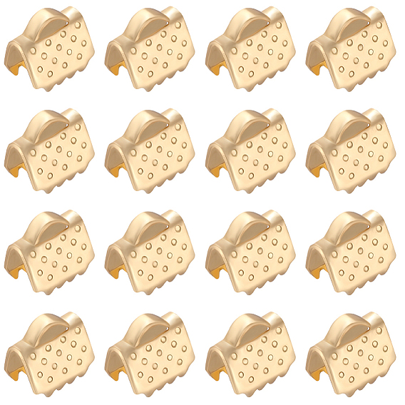 100шт 304 обжимные концы ленты из нержавеющей стали