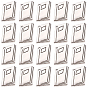 100Pcs Tibetan Style Alloy Pendants for Teachers' Day, Book Charms, Cadmium Free & Nickel Free & Lead Free