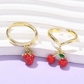 Латунь с эмалевыми кольцами, реальный 18 k позолоченный