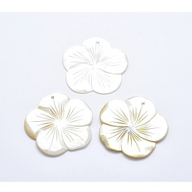 Shell Pendants, Flower