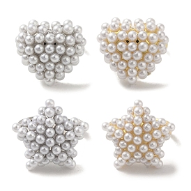 Anneaux de perles micro pavés en laiton plaqué en rack, sans plomb et sans cadmium, plaqué longue durée