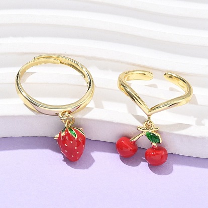 Латунь с эмалевыми кольцами, реальный 18 k позолоченный