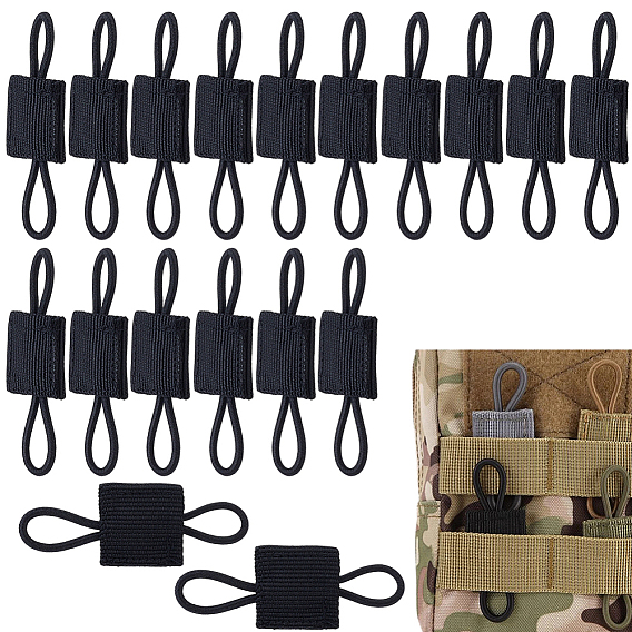30Pcs Nylon Elastic Straps, Tactical Vests Backpacks Bags Accessories