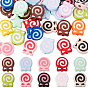 55Pcs Opaque Acrylic Beads, Lollipop, with Enamel
