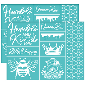 Самоклеящийся трафарет для шелкографии, для росписи по дереву, ткань футболки украшения diy, бирюзовые