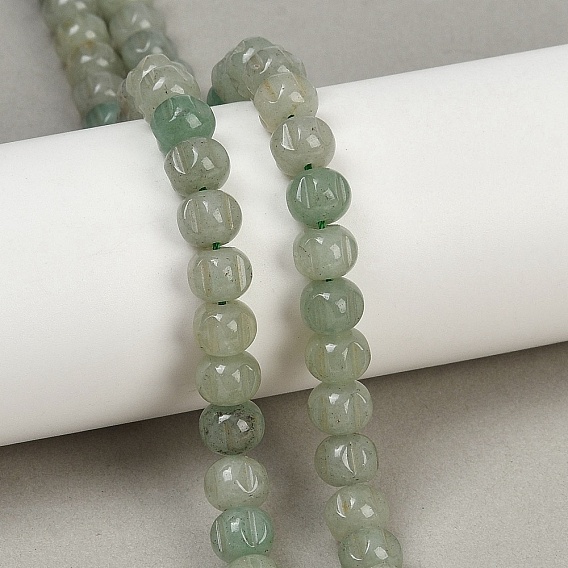 Естественный зеленый авантюрин бисер нитей, тыква