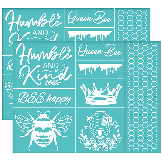 Самоклеящийся трафарет для шелкографии, для росписи по дереву, ткань футболки украшения diy, бирюзовые