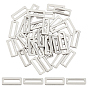 40Pcs 304 Stainless Steel Linking Rings, Rectangle