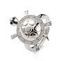 Cubic Zirconia Tortoise Adjustable Ring, Brass Jewelry for Women, Lead Free & Cadmium Free