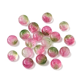 Natural Quartz Jade Beads, Smooth Rondelle, Dyed & Heated