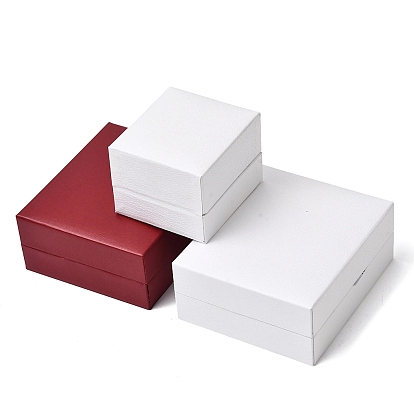 Картонные коробки для ювелирных изделий с поролоном внутри (для подвесок и колец)., прямоугольник квадрат