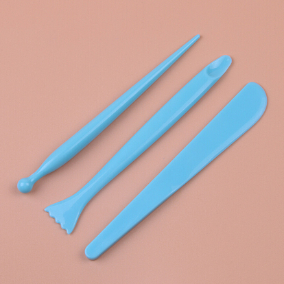 Plastic Clay Tools Carving Modeling Tool Set, Dual-Ended Design Pottery Tools