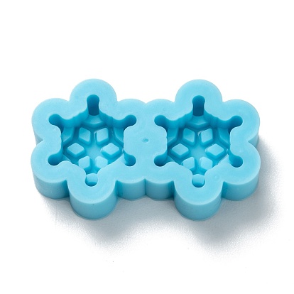 DIY Pendant Silicone Molds, for Earring Makings, Resin Casting Molds, For UV Resin, Epoxy Resin Jewelry Making, Snowflake
