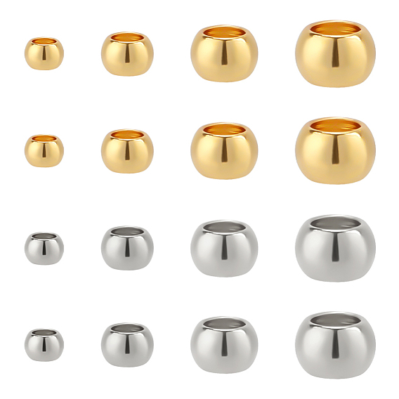 800 шт. 8 стили 304 проставки из нержавеющей стали, рондель