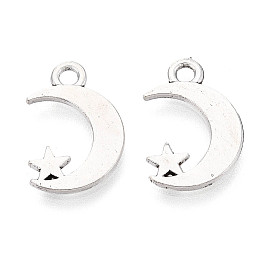 Сплавочные подвески тибетского стиля, Луна и звезды прелести