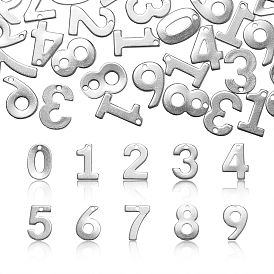 100 шт 10 стиль 201 подвески из нержавеющей стали, число