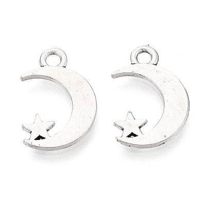Сплавочные подвески тибетского стиля, Луна и звезды прелести