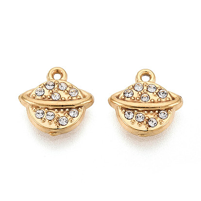 304 из нержавеющей стали амулеты горный хрусталь, прелести планеты, вакуумное покрытие pvd