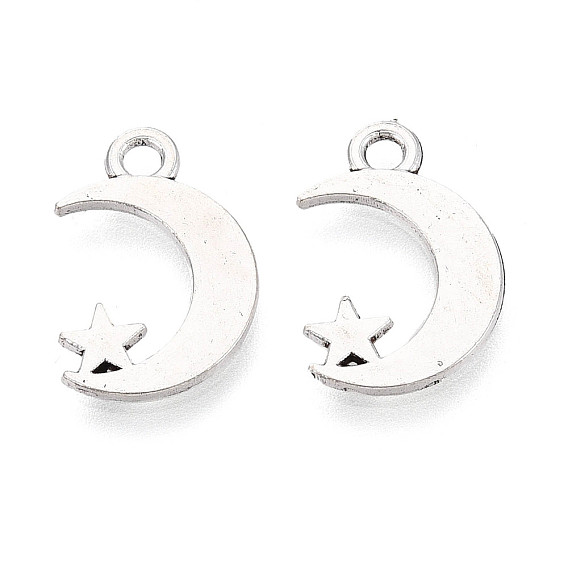 Сплавочные подвески тибетского стиля, Луна и звезды прелести