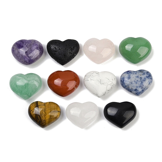 Сердце драгоценный камень пальмовые камни, тревожность исцеление карманный большой палец камень