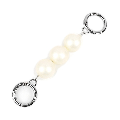 Glass Pearl Bag Extension Chains, Round
