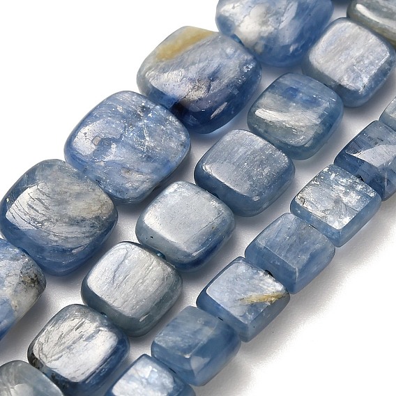 Натуральный кианитовые бисер пряди, квадратный