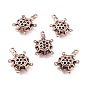 Tibetan Style Alloy Pendants, Tortoise