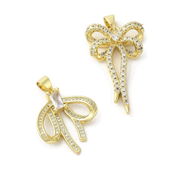 Стойка металлическая латунная микропрофилированная кубическая циркония подвески, бантом, долговечный, без кадмия и без свинца