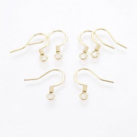 316 хирургические крючки для французских серег из нержавеющей стали., плоские крючки для серег, провод уха, с горизонтальной петлей