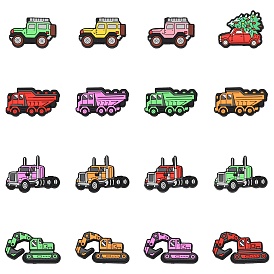 16шт 16 стили пищевые экологически чистые силиконовые шарики, автомобиль