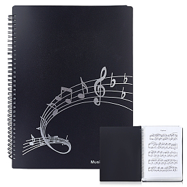 Пластиковый органайзер для нот для фортепиано, с вкладками-указательными, прямоугольные