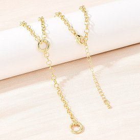 Латунные цепочки-ролики и лариаты, с пружинными кольцами ворот, долговечный, стойки покрытие, без свинца и без кадмия