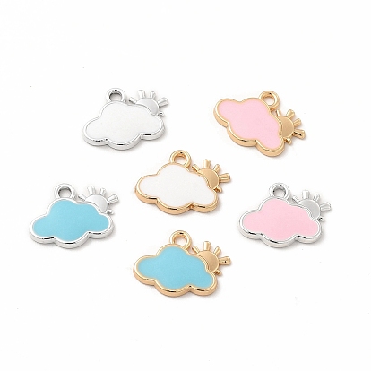 Сплав эмали прелести, облако с солнечным очарованием