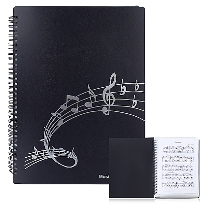 Пластиковый органайзер для нот для фортепиано, с вкладками-указательными, прямоугольные