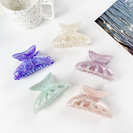 Mermaid Tail Acrylic Claw Hair Clips, Hair Accessories for Women & Girls