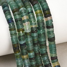 Бусы лэмпворк ручной работы, Плоский круглый / диск