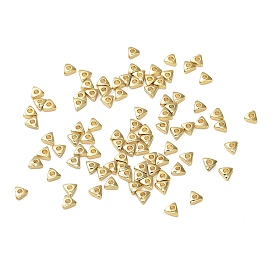 Латунные бусины, треугольные